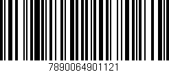 Código de barras (EAN, GTIN, SKU, ISBN): '7890064901121'