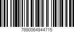 Código de barras (EAN, GTIN, SKU, ISBN): '7890064944715'