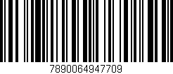 Código de barras (EAN, GTIN, SKU, ISBN): '7890064947709'