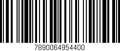 Código de barras (EAN, GTIN, SKU, ISBN): '7890064954400'