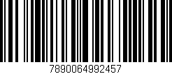 Código de barras (EAN, GTIN, SKU, ISBN): '7890064992457'