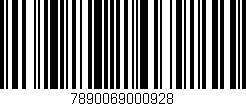 Código de barras (EAN, GTIN, SKU, ISBN): '7890069000928'