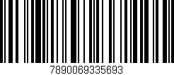 Código de barras (EAN, GTIN, SKU, ISBN): '7890069335693'