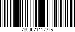 Código de barras (EAN, GTIN, SKU, ISBN): '7890071117775'