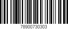 Código de barras (EAN, GTIN, SKU, ISBN): '78900730303'