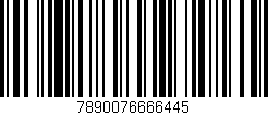 Código de barras (EAN, GTIN, SKU, ISBN): '7890076666445'
