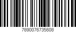 Código de barras (EAN, GTIN, SKU, ISBN): '7890076735608'