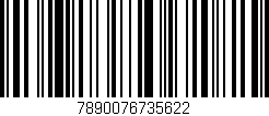 Código de barras (EAN, GTIN, SKU, ISBN): '7890076735622'