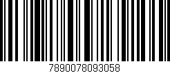 Código de barras (EAN, GTIN, SKU, ISBN): '7890078093058'