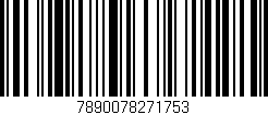 Código de barras (EAN, GTIN, SKU, ISBN): '7890078271753'