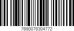 Código de barras (EAN, GTIN, SKU, ISBN): '7890078304772'