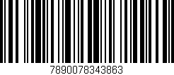 Código de barras (EAN, GTIN, SKU, ISBN): '7890078343863'