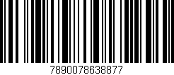 Código de barras (EAN, GTIN, SKU, ISBN): '7890078638877'