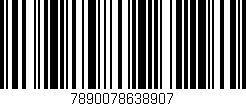 Código de barras (EAN, GTIN, SKU, ISBN): '7890078638907'