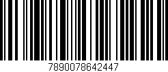 Código de barras (EAN, GTIN, SKU, ISBN): '7890078642447'