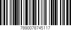 Código de barras (EAN, GTIN, SKU, ISBN): '7890078745117'