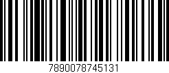 Código de barras (EAN, GTIN, SKU, ISBN): '7890078745131'