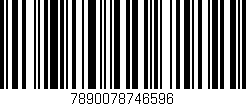 Código de barras (EAN, GTIN, SKU, ISBN): '7890078746596'