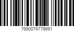 Código de barras (EAN, GTIN, SKU, ISBN): '7890078779891'