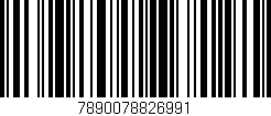 Código de barras (EAN, GTIN, SKU, ISBN): '7890078826991'
