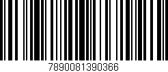Código de barras (EAN, GTIN, SKU, ISBN): '7890081390366'