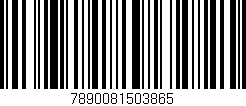 Código de barras (EAN, GTIN, SKU, ISBN): '7890081503865'