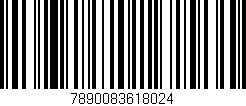 Código de barras (EAN, GTIN, SKU, ISBN): '7890083618024'