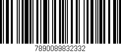 Código de barras (EAN, GTIN, SKU, ISBN): '7890089832332'