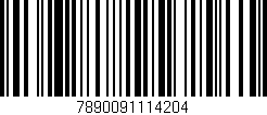 Código de barras (EAN, GTIN, SKU, ISBN): '7890091114204'