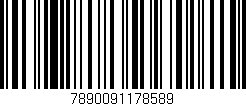 Código de barras (EAN, GTIN, SKU, ISBN): '7890091178589'