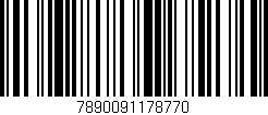 Código de barras (EAN, GTIN, SKU, ISBN): '7890091178770'