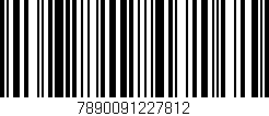 Código de barras (EAN, GTIN, SKU, ISBN): '7890091227812'