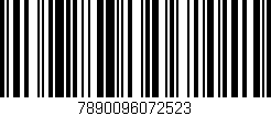 Código de barras (EAN, GTIN, SKU, ISBN): '7890096072523'