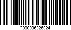 Código de barras (EAN, GTIN, SKU, ISBN): '7890096326824'