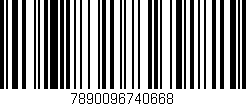 Código de barras (EAN, GTIN, SKU, ISBN): '7890096740668'