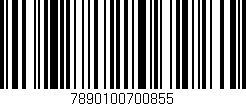 Código de barras (EAN, GTIN, SKU, ISBN): '7890100700855'