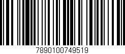 Código de barras (EAN, GTIN, SKU, ISBN): '7890100749519'