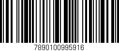 Código de barras (EAN, GTIN, SKU, ISBN): '7890100995916'