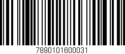 Código de barras (EAN, GTIN, SKU, ISBN): '7890101600031'