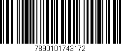 Código de barras (EAN, GTIN, SKU, ISBN): '7890101743172'