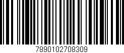 Código de barras (EAN, GTIN, SKU, ISBN): '7890102708309'