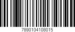 Código de barras (EAN, GTIN, SKU, ISBN): '7890104108015'