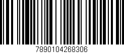 Código de barras (EAN, GTIN, SKU, ISBN): '7890104268306'