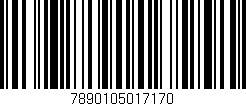 Código de barras (EAN, GTIN, SKU, ISBN): '7890105017170'