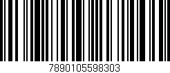 Código de barras (EAN, GTIN, SKU, ISBN): '7890105598303'