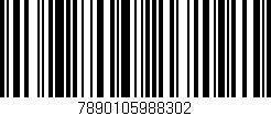 Código de barras (EAN, GTIN, SKU, ISBN): '7890105988302'