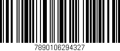 Código de barras (EAN, GTIN, SKU, ISBN): '7890106294327'