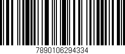 Código de barras (EAN, GTIN, SKU, ISBN): '7890106294334'