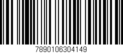 Código de barras (EAN, GTIN, SKU, ISBN): '7890106304149'