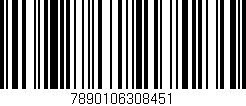 Código de barras (EAN, GTIN, SKU, ISBN): '7890106308451'